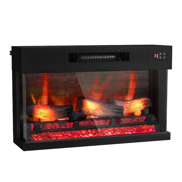 28 in. Electric Fireplace Insert with 20 Flame Colors