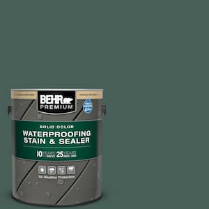 1 gal. #M440-7 Rainforest Solid Color Waterproofing Exterior Wood Stain and Sealer