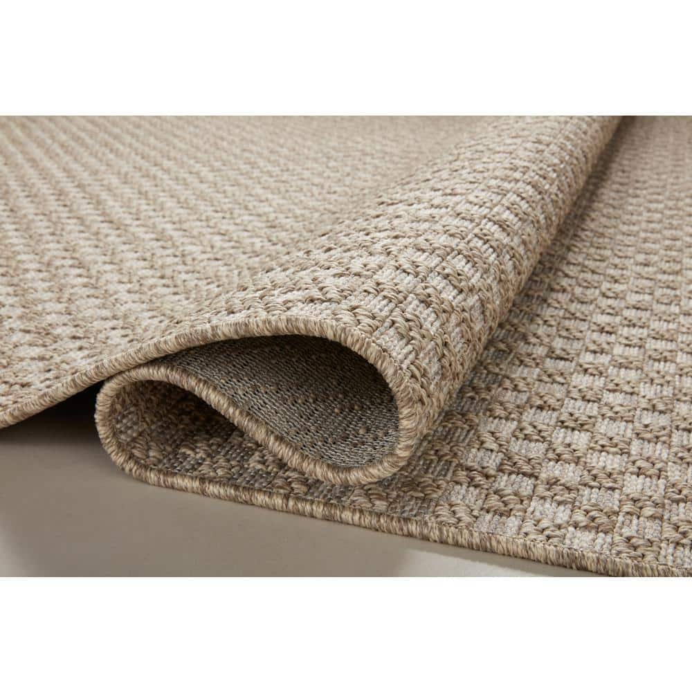 Dawn Natural Beige Polypropylene Indoor/Outdoor Runner Rug