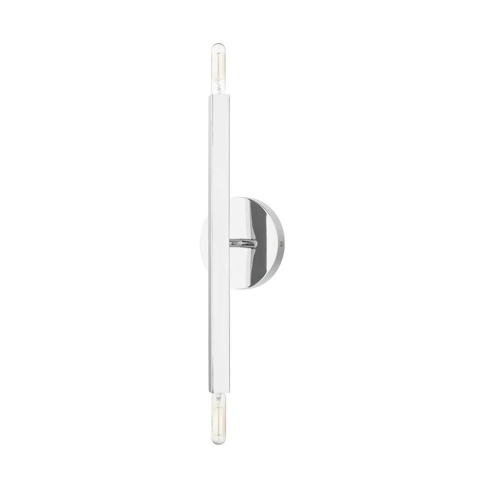 Monaco Collection Polished Chrome 2-Light ADA Compliant Sconce
