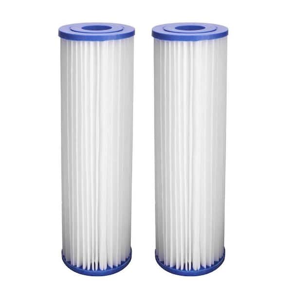 HDX Universal Fit Pleated Whole House Water Filter (2-Pack)