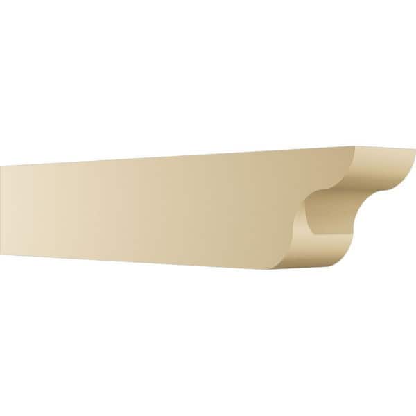 Ekena Millwork 6 in. W x 8 in. H x 42 in. L Standard Carmel Signature Polyurethane Outlooker, Primed Tan