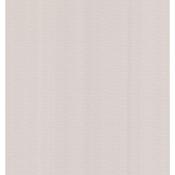 Brewster Simple Space Beige Small Grid Texture Wallpaper Sample