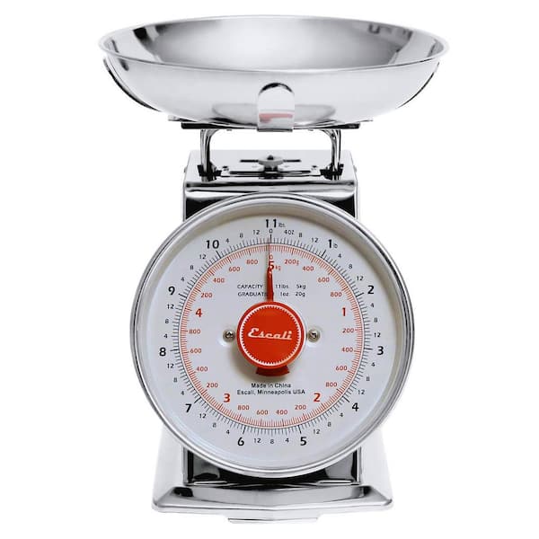 Analog Food Scale Weighing Stainless Steel Large Heavy Duty Kitchen Tool  Gadget