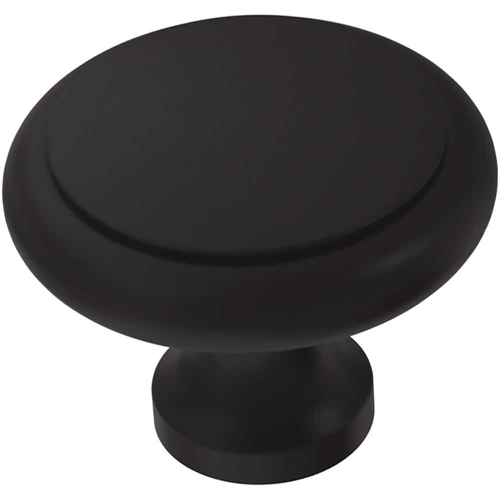 Liberty Athens 1-3/16 in. (30 mm) Traditional Matte Black Round 