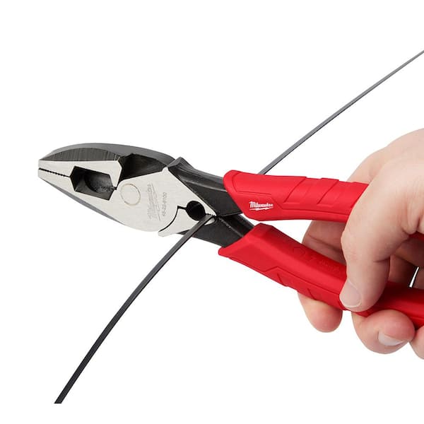 Milwaukee 36 oz. 4-in-1 Lineman's Hammer with 9 in. High Leverage Lineman's Pliers with Crimper