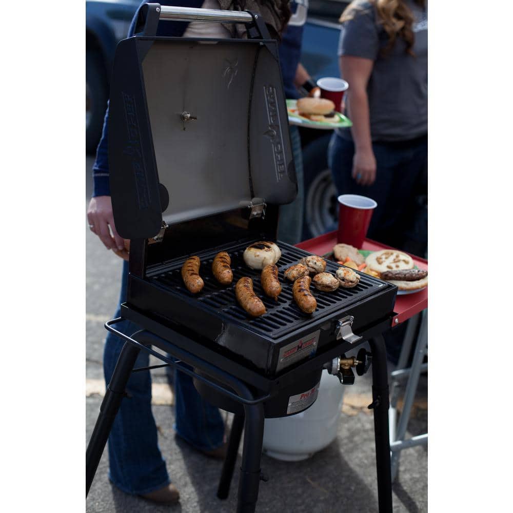 Camp Chef Black Cast Iron BBQ Grill Box with Heat Diffuser
