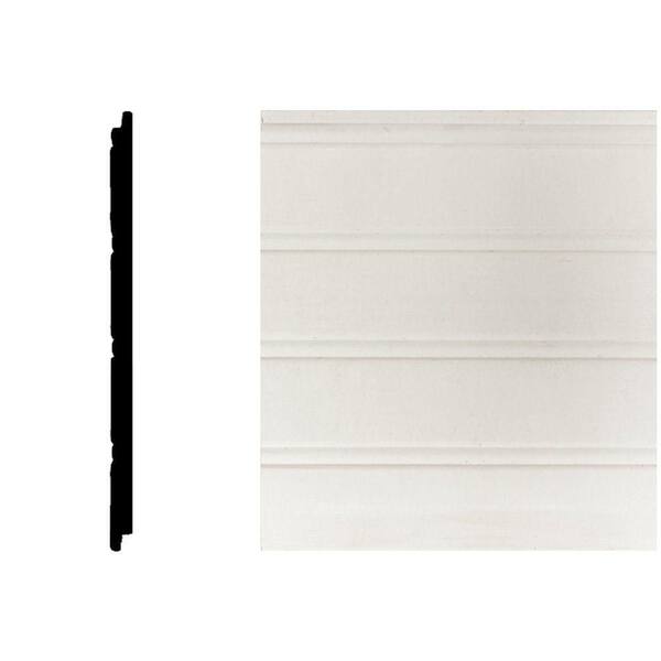 HOUSE OF FARA 5/16 in. x 5-29/32 in. x 8 ft. MDF Wainscot Panel (3-Pieces)
