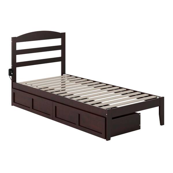 Xl twin bed on sale with storage drawers