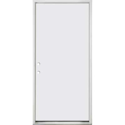 PX - Prehung 42 White Prefinished Single Steel Insulated Entry Door S –  DOOR BAZAR Canada