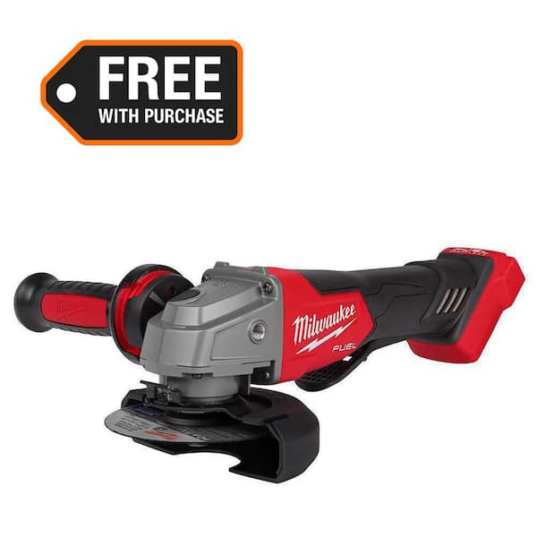 M18 FUEL 18V Lithium-Ion Brushless Cordless 4-1/2 in./5 in. Grinder w/Paddle Switch (Tool-Only)