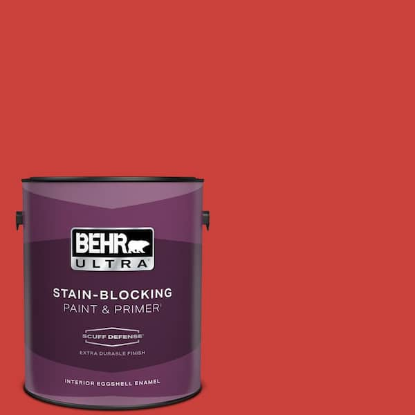 BEHR ULTRA 1 gal. #S-G-180 Grenadine Extra Durable Eggshell Enamel Interior Paint & Primer