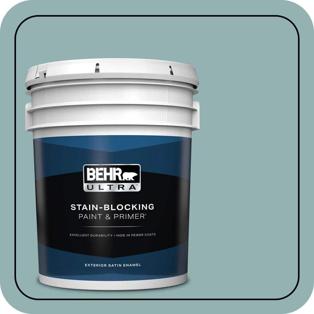 5 gal. #500F-5 Gulf Winds Satin Enamel Exterior Paint & Primer price history on PriceWatchPro