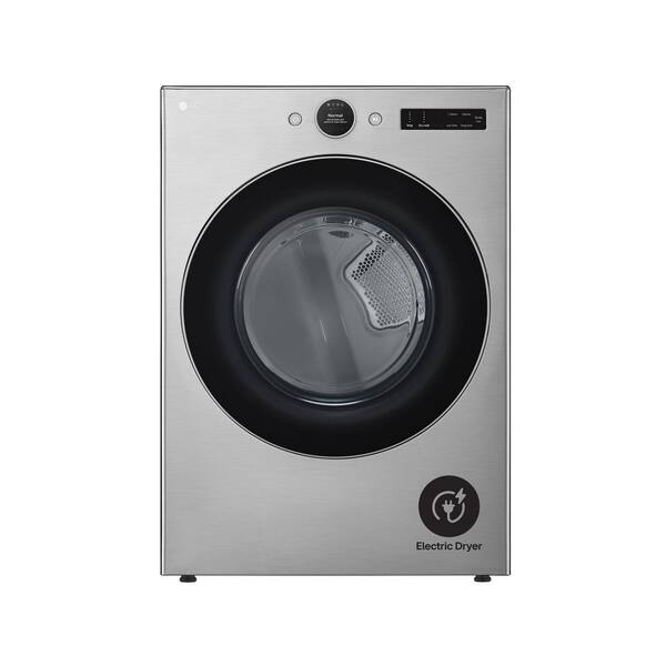 7.4 cu. ft. Vented Stackable SMART Electric Dryer in Graphite Steel with TurboSteam and AI Sensor Dry Technology