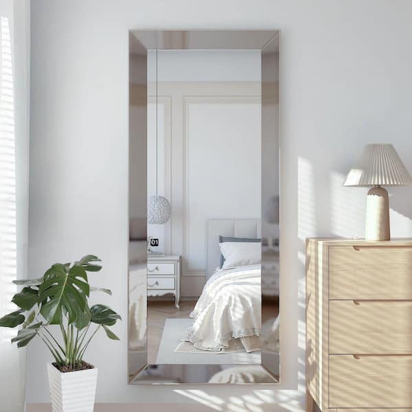 Wooakway 30 in. W x 70 in. H Rectangle Silver Metal Accent Wall