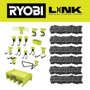LINK Wall Storage Kit (20-Piece) with LINK Tool Organizer Shelf