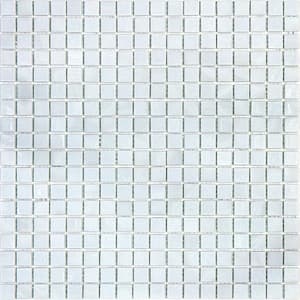Skosh Glossy Dolphine Gray 11.6 in. x 11.6 in. Glass Mosaic Wall and Floor Tile (18.69 sq. ft./case) (20-pack)