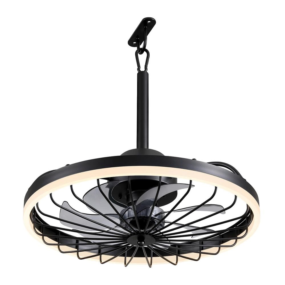 20 in. Black Outdoor/Indoor Waterproof Standard Ceiling Fan with Dimmable LED and Remote for Patios,Gazebos price history on PriceWatchPro