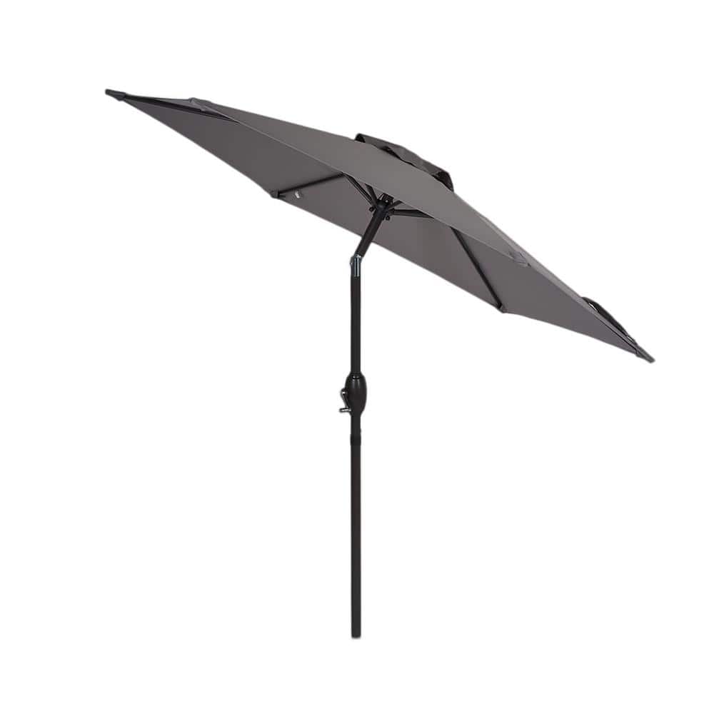 7.5 ft. Market Patio Umbrella in Gray
