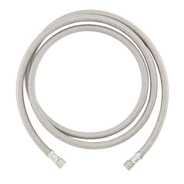 BrassCraft 1/4 in. Compression x 1/4 in. Compression x 72 in. Braided Polymer Icemaker/Humidifier Supply Line