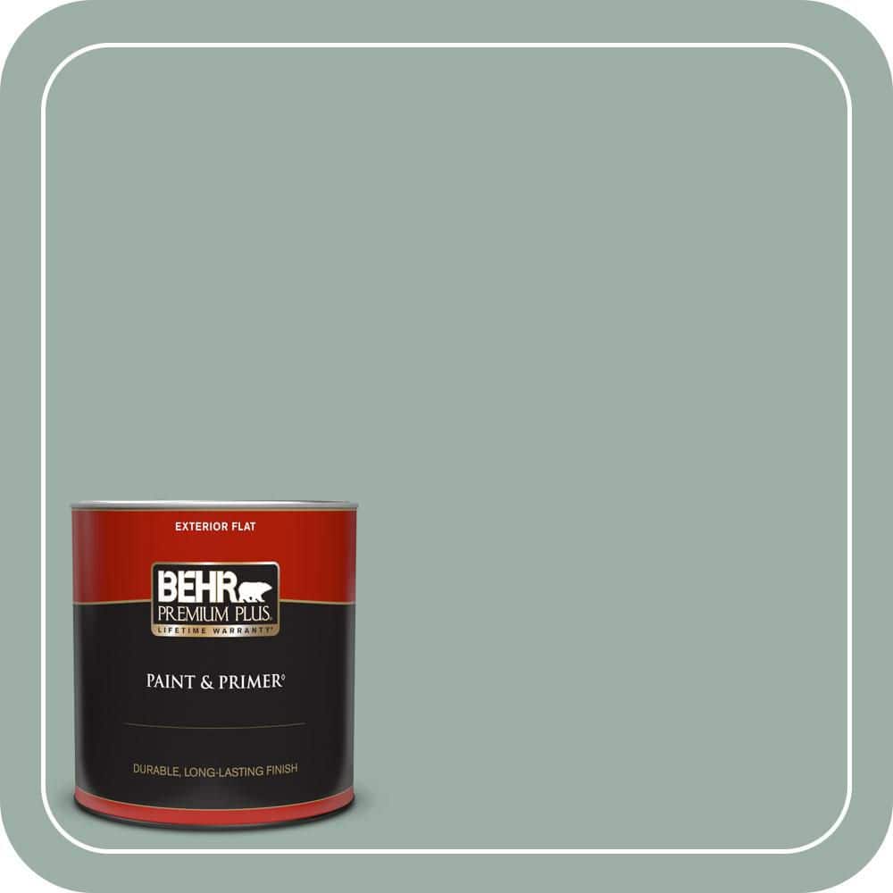 1 qt. Home Decorators Collection. #HDC-CT-22 Aged Jade Flat Exterior Paint & Primer price history on PriceWatchPro