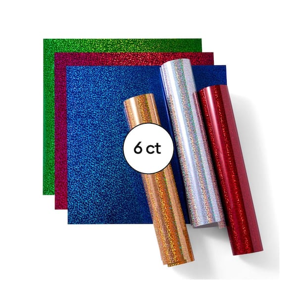 Cricut Holographic Sparkle Iron-On Ultimate Sampler (6 ct)
