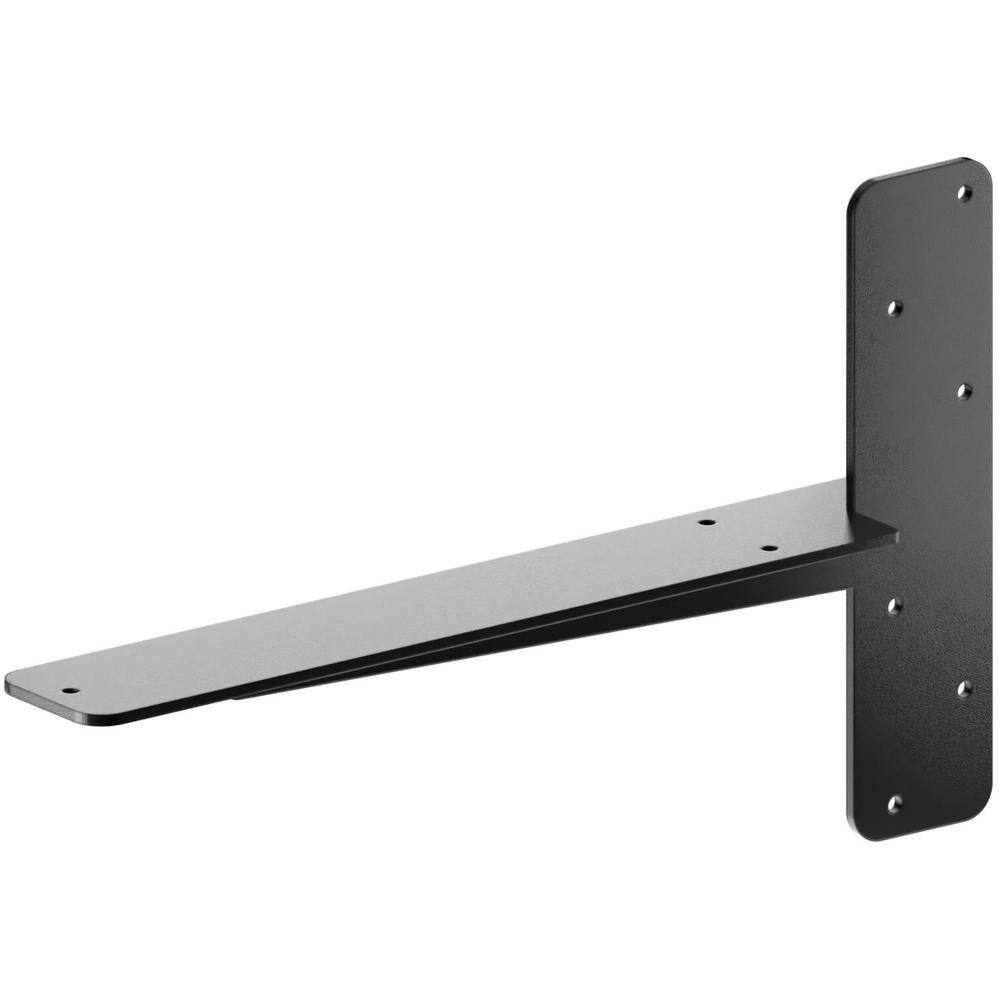 17 in. L Black Steel Heavy Duty Floating Granite Bracket (1-Pack) price history on PriceWatchPro