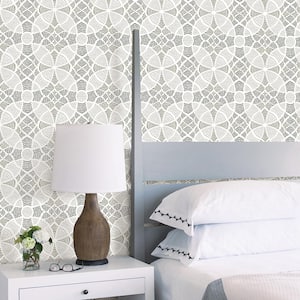 56.4 sq. ft. Zazen Grey Geometric