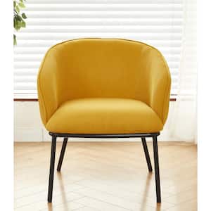 Monahan Yellow Corduroy Arm Chair