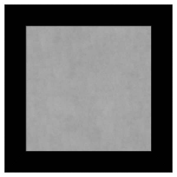 Amanti Art Basic Black Narrow 15 in. x 15 in. Framed Magnetic Board