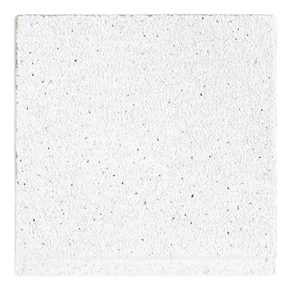 Sahara Lay-in White Ceiling Tile Sample 6 in. x 6 in.