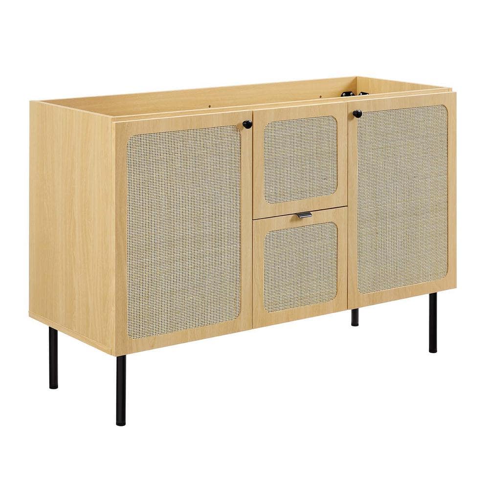 Chaucer 47 in. W x 18 in. D x 32.5 in. H Bath Vanity Cabinet without Top in Oak price history on PriceWatchPro