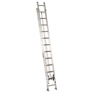 24 ft. Aluminum Extension Ladder with 300 lbs. Load Capacity Type IA Duty Rating