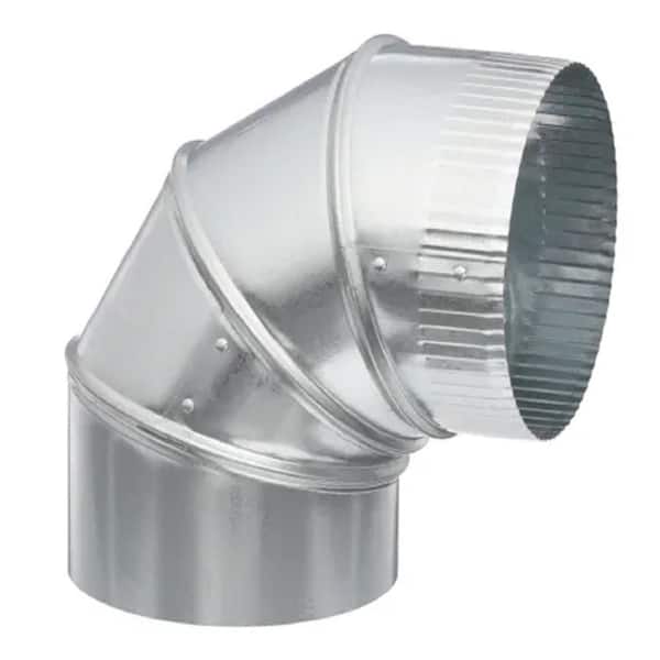 Master Flow 3 in. Turned 26-Gauge Adjustable 90-Degree Elbow