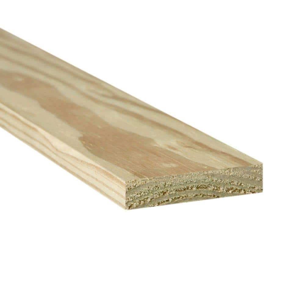 Weathershield 1 In X 4 In X 10 Ft Pressure Treated Board 235579