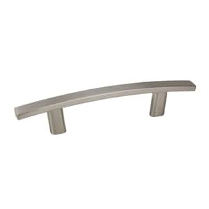 Padova Collection 3 in. (76 mm) Center-to-Center Brushed Nickel Transitional Drawer Pull (10-Pack)