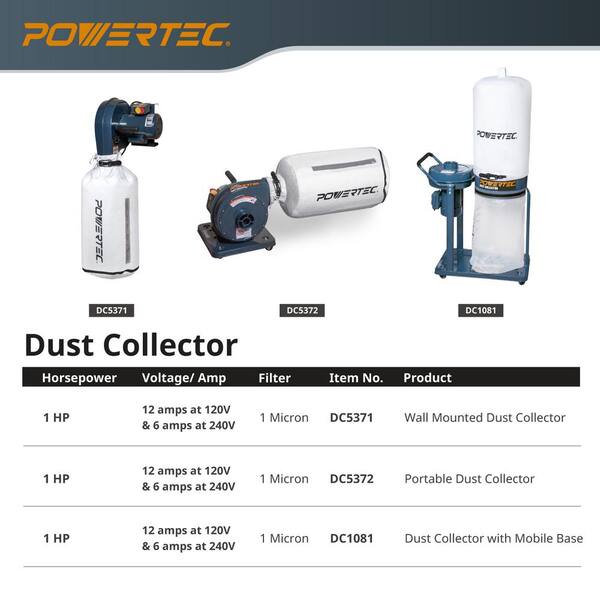 thumbnail image 2 of POWERTEC 70351 Dust Collector Lower Bag, 20x30 Inches With Zipper, 1-Pack 2 of 4