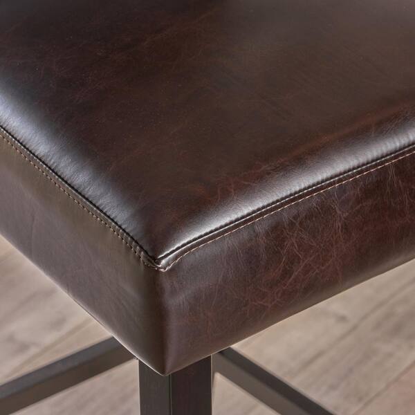 Noble House Darren 45 In Brown High, What Size Stool For 45 Inch Counter
