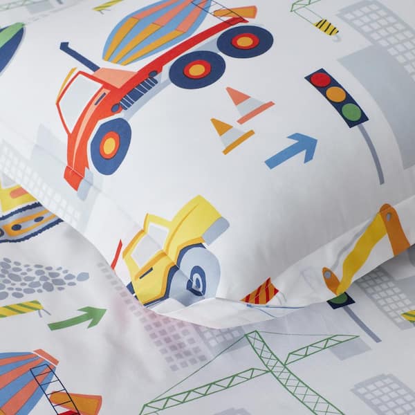 Modern Trucks Organic Cotton Kids Pillow Sham + Reviews