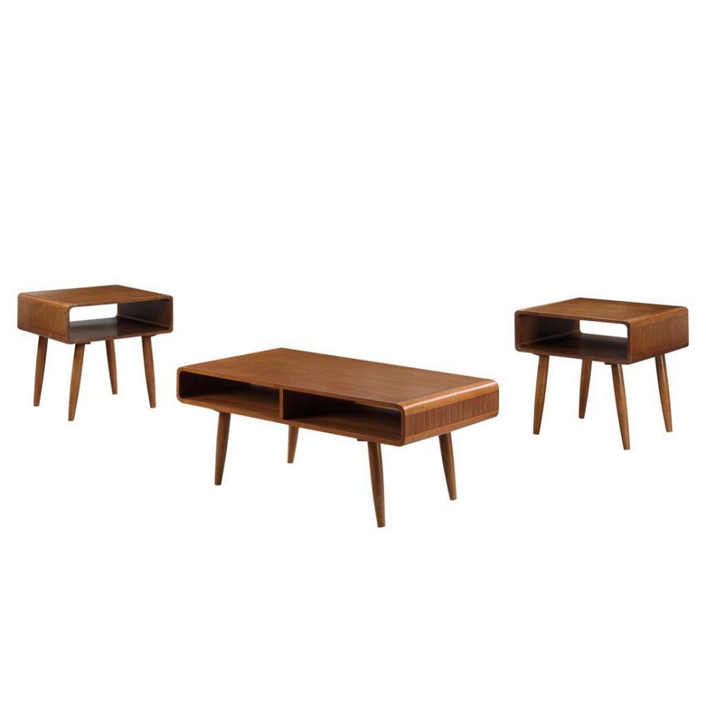 Dansk 3-Piece Occasional Table Set Rich Walnut Finish price history on PriceWatchPro