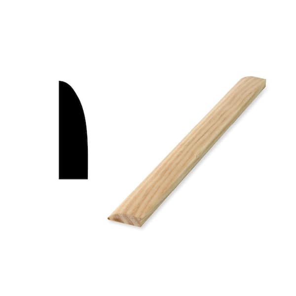 Woodgrain Millwork WM 827 - 3/8 in. x 1-1/14 in. Solid Pine Door and Window Stop Moulding