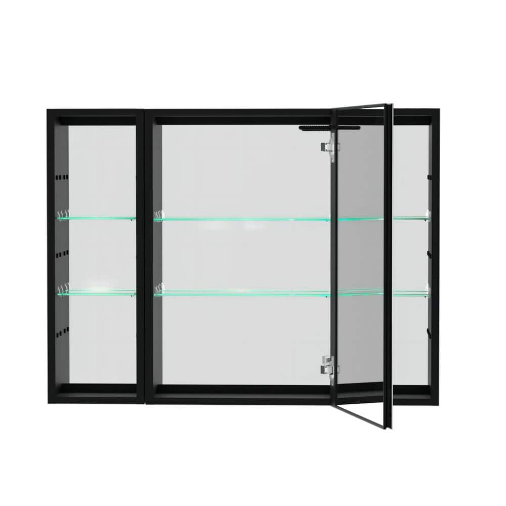 EPOWP 40 in. W x 30 in. H Rectangular Aluminum Medicine Cabinet with ...