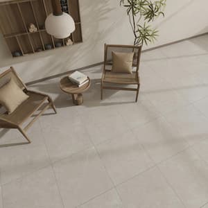 Italian Metalia Porcelain 24 in. x 24 in. x 9mm Flooring and Wall Tile - Gray (4 PCS, 16 sq. ft.)