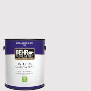 1 gal. #PR-W03 Melodic White Ceiling Flat Interior Paint