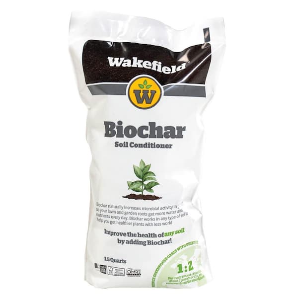WAKEFIELD BioChar Premium Soil Amendment - 1.5 qt Bag