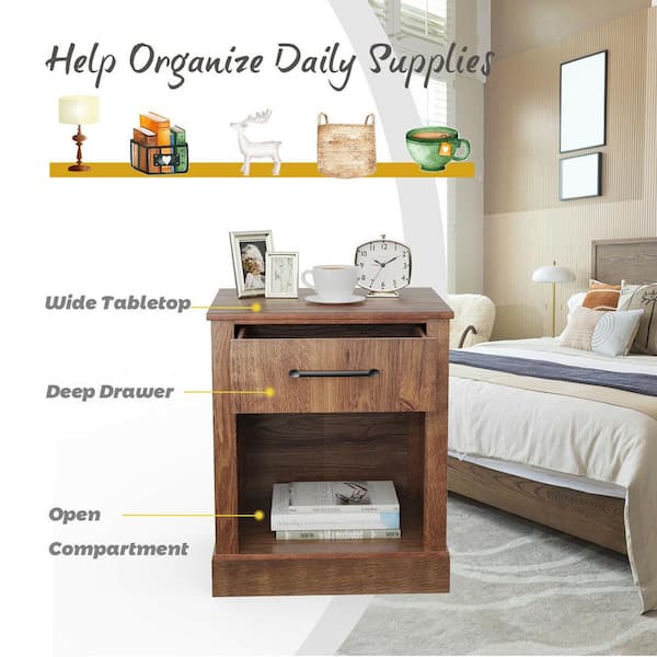 16 store wide nightstand