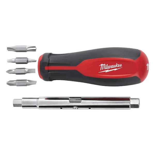Milwaukee 11-in-1 Multi-Tip Screwdriver with ECX Driver Bits 48-22