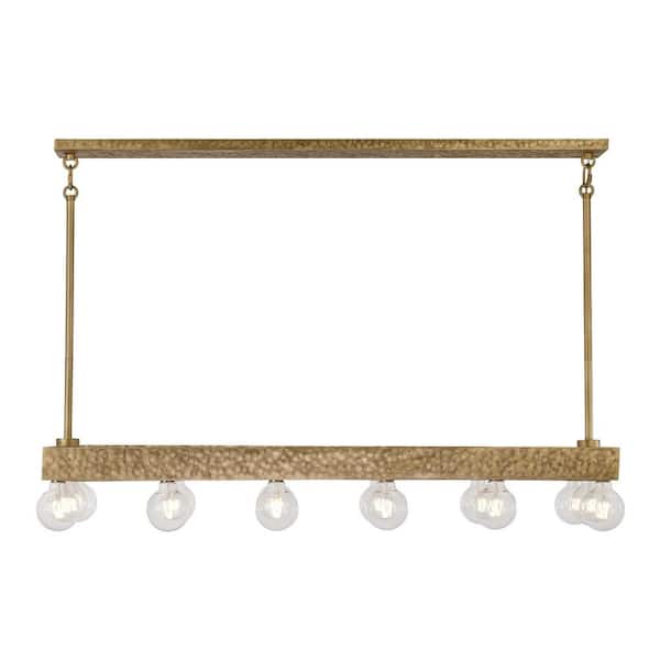 Savoy House Breegan Jane by Savoy House Etereo 14-Light Gold Spumante Glam Linear Chandelier