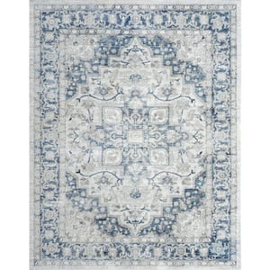 Palazzo Oriental Cream 8 ft. x 10 ft. Indoor Area Rug