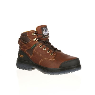 Men's Zero Drag Waterproof 6 in. Lace Up Work Boots - Steel Toe - Brown 9.5 (W)